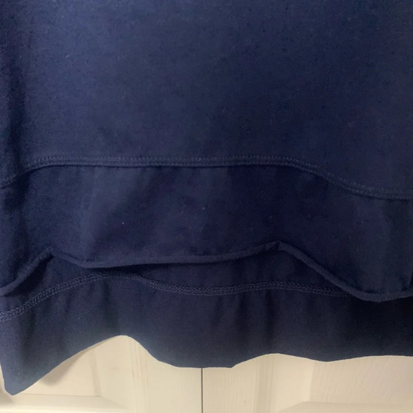 2x Allie and Rob Navy blue 3/4 Sleeve Flare Bottom Top. - Picture 5 of 5
